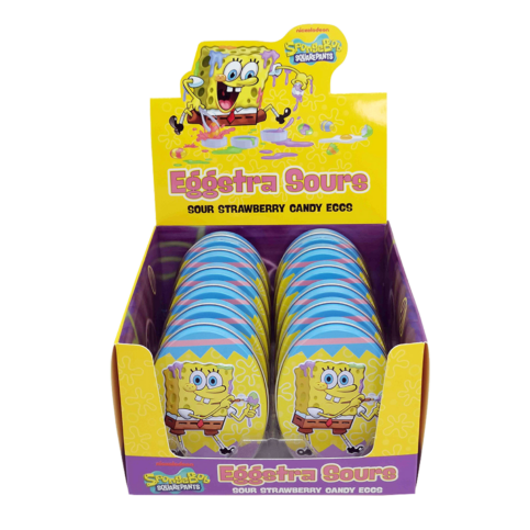 Easter - Boston America Spongebob Eggstra Sweet Tin X 12 Units