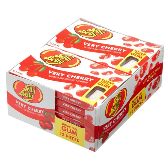 Jelly Belly SF gum Very Cherry .60oz x 12 Units