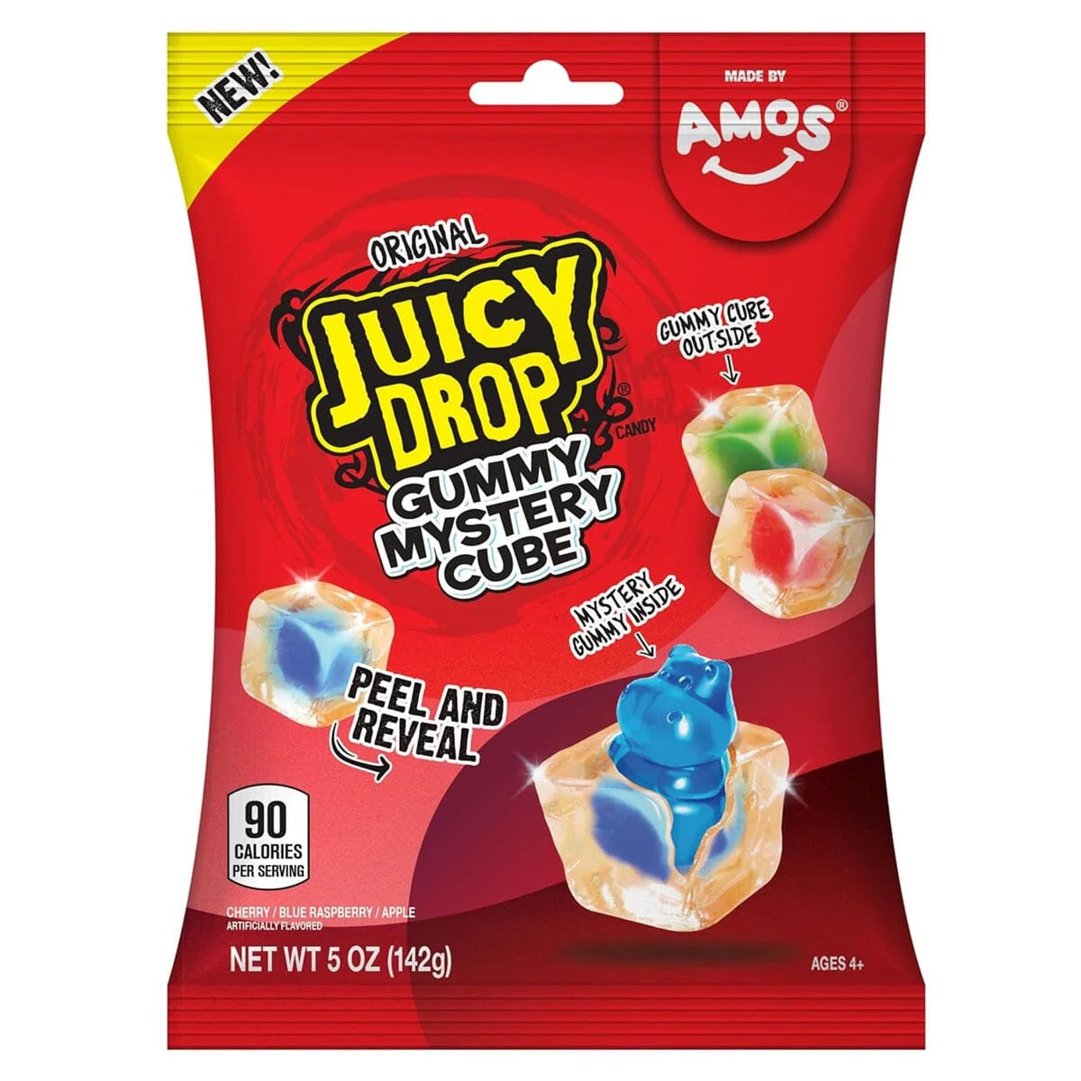 Juicy Drop Gummy Mystery Cube 5oz X 12 Units