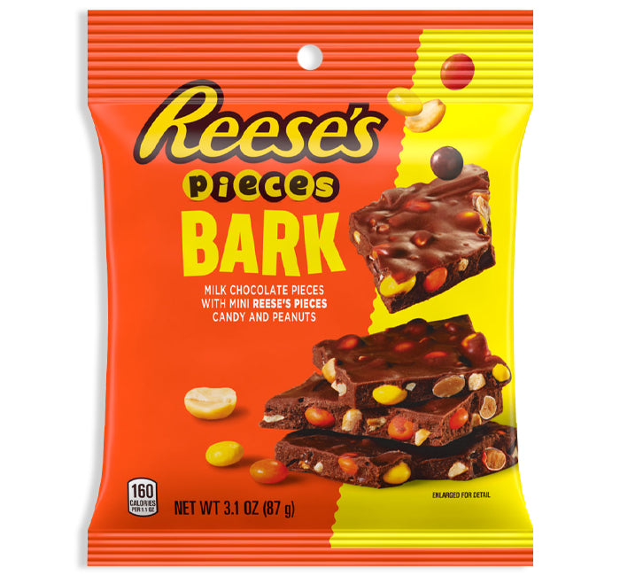 Reese's Pieces Bark Peg Bag 3.1oz X 12 Units