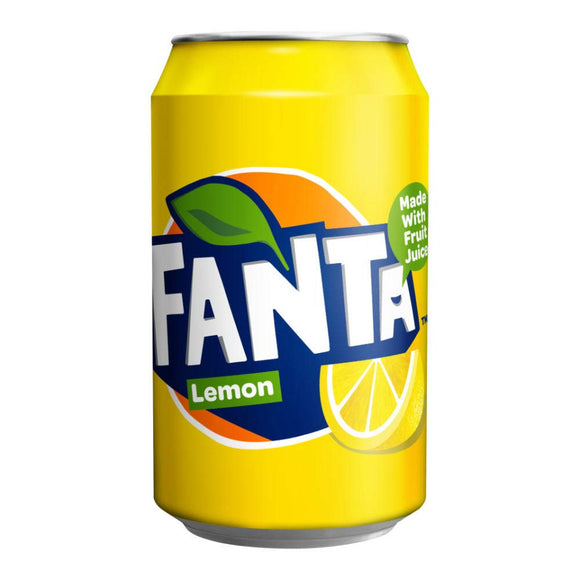 Fanta Lemon Can 330ml X 24 Units (Europe)