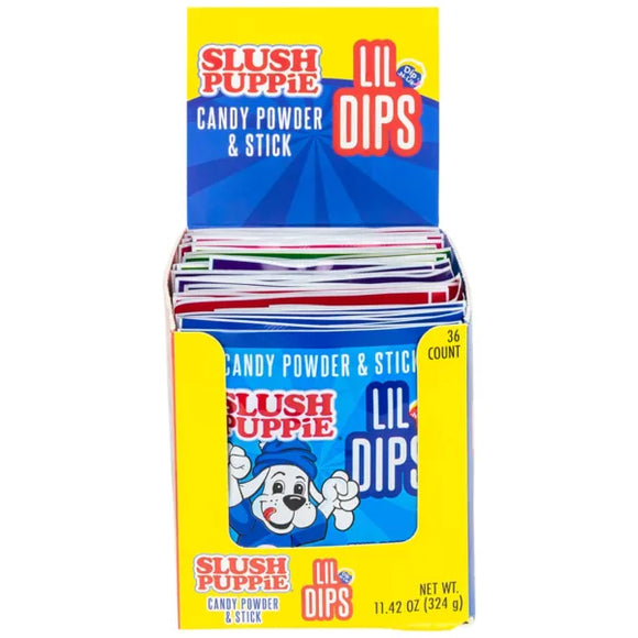 Slush Puppie Lil Dips Candy Powder Singles 0.31Oz X 36 Units