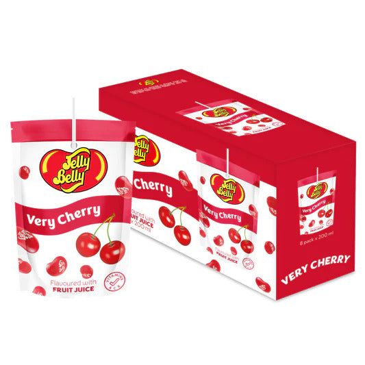 Jelly Belly Pouch Drink Very Cherry 200ml X 8 Units