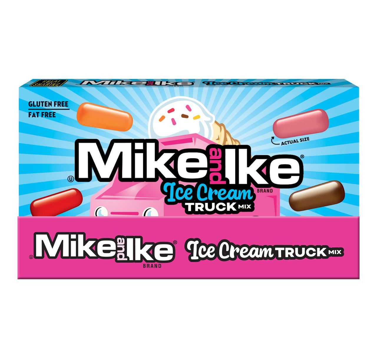 Theater Box Mike & Ike Ice Cream Truck 4.25oz X 12 Units