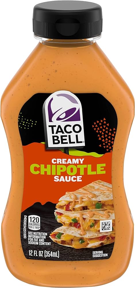 Taco Bell Creamy Chipotle Sauce 12Oz X 8 Units