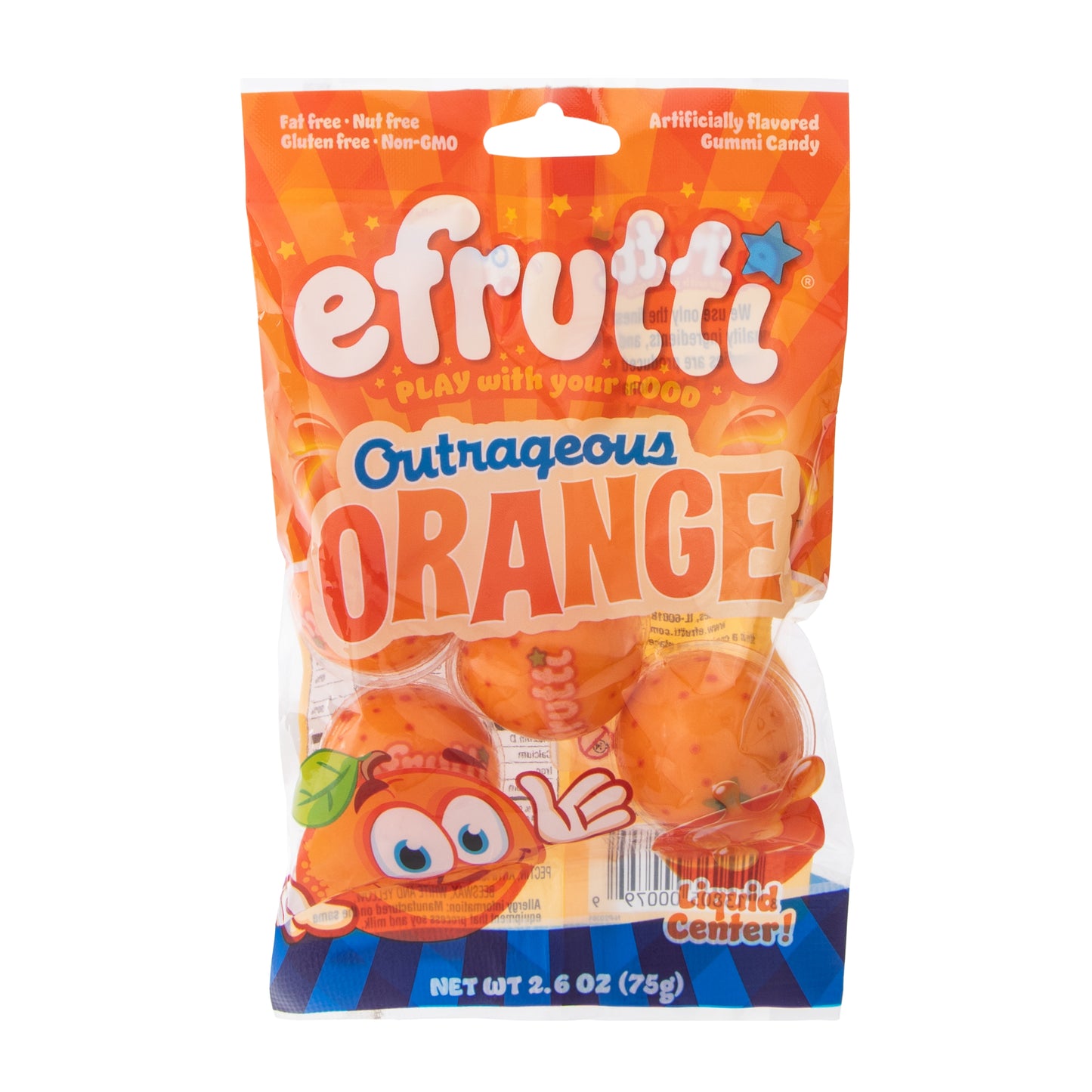 E-Frutti Outrageous Orange Peg Bag 2.6oz X 12 Units