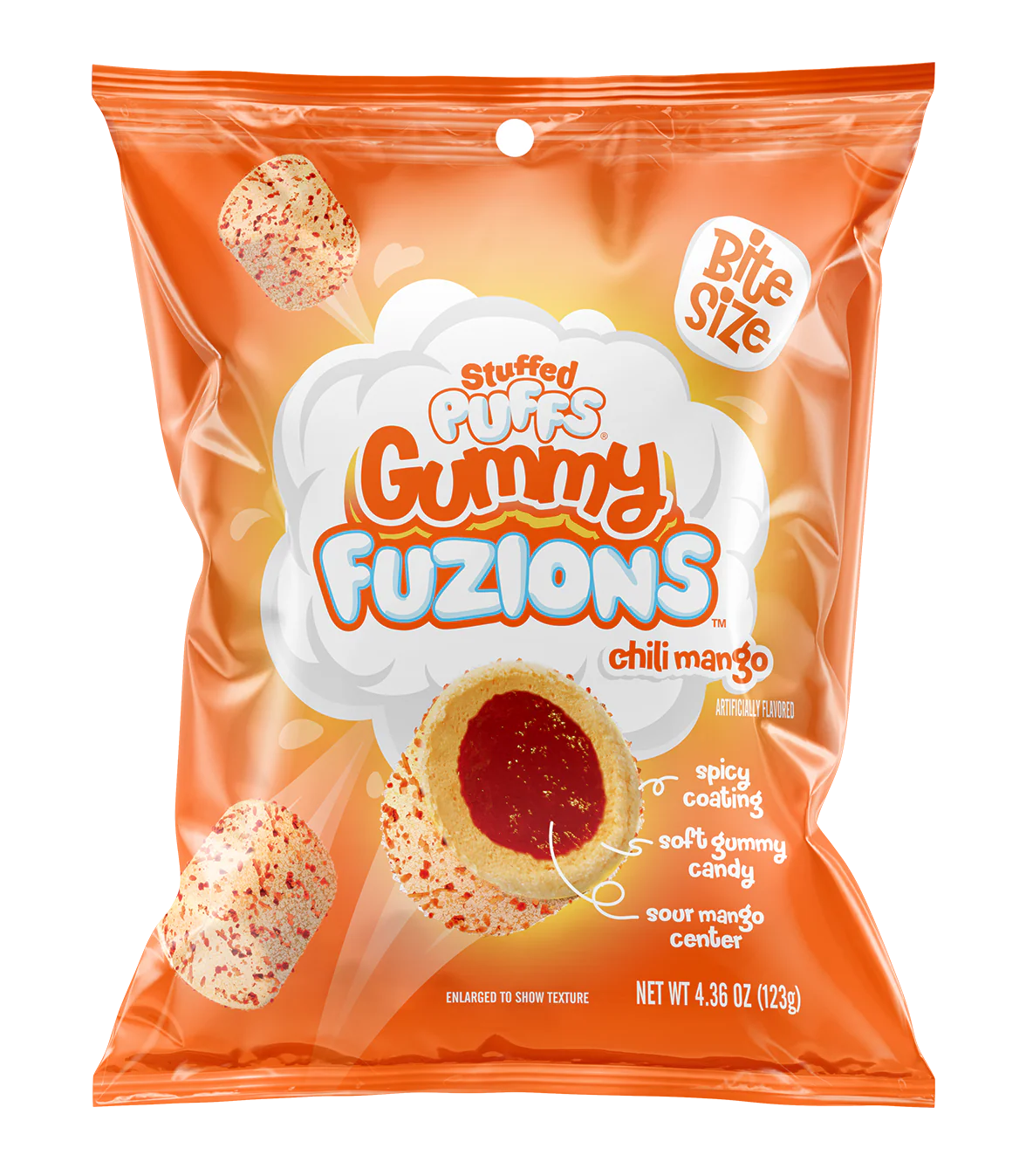 Stuffed Puffs Fuzions Chili Mango 4.36oz X 8 Units