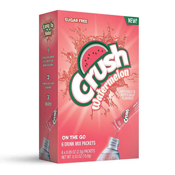 Singles to Go - Crush - Watermelon (6 Pack) X 12 Units