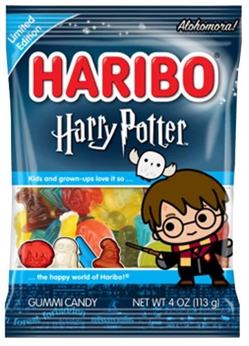 Haribo Harry Potter Limited Edition - Peg Bag 4oz X 12 Units