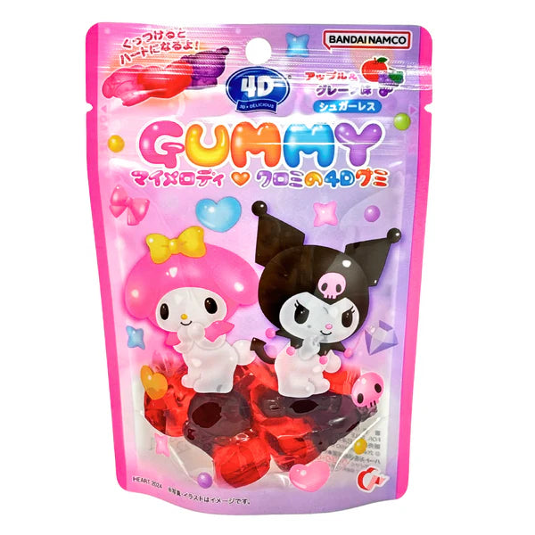4D Gummy Kuromi (Japan) 60g X 8 Units // Exp 10 March 2026