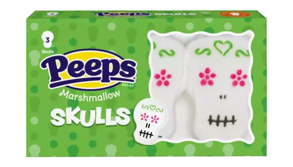 Halloween - Peeps Marshmallow Skulls 3pk X 24 Units