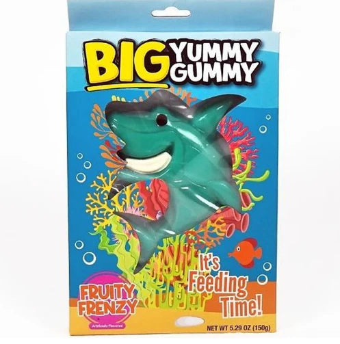 Big yummy Gummy Fruity Frenzy Shark 5.29oz X 12 Units