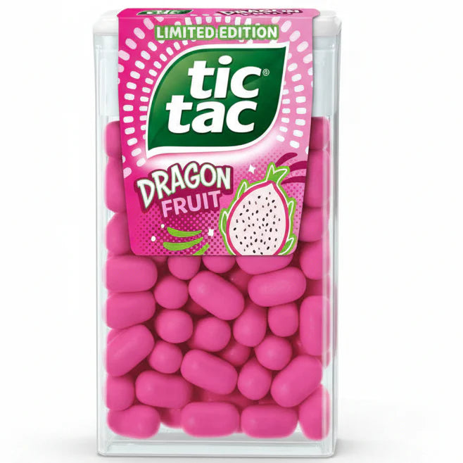Tic Tac Dragon Fruit 1.7oz(100 Pcs) X 12 Units
