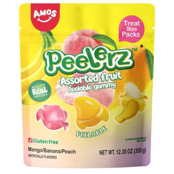 Amos Peelerz Variety Pack Treat Bag 12.35oz(12pcs) X 6 Units