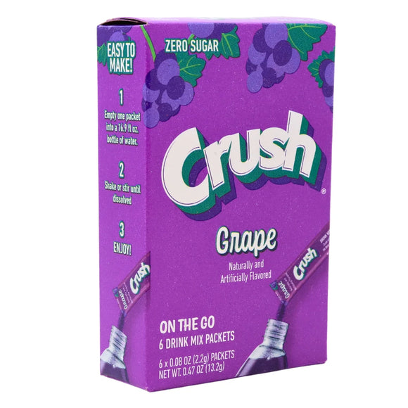 Singles to Go - Crush - Grape (6 Pack) X 12 Units