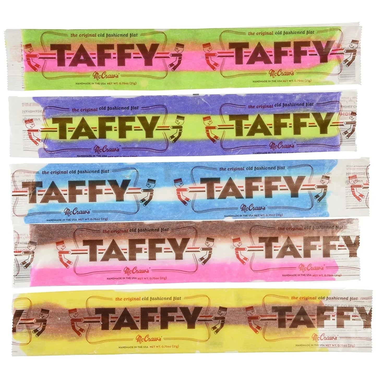 Hammond's Taffy Assorted Flavors .75oz X 24 Units