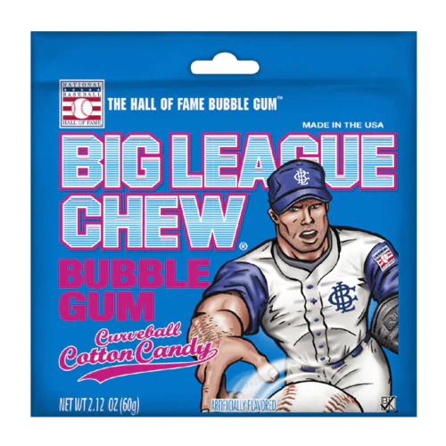 Big League Chew - Cotton Candy 12 Units