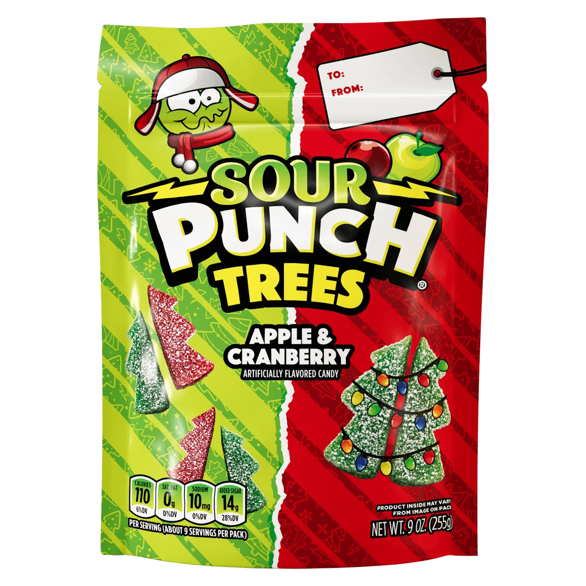 Xmas - Sour Punch Trees 9oz X 6 Units