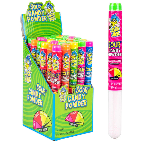 Koko Lock Jaw Sour Tubes Powder Candy 0.41Oz X 30 Units