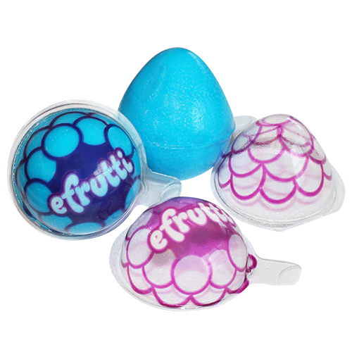 E-Frutti Burstin Blue Raspberry Juice Filled Gummy .66oz X 75 Units