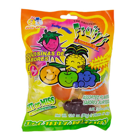 DinDon Ju-C Jelly Peg Bag 12.6oz X 30 Units