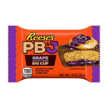 Reese's LE PB&J Grape Big Cup Standard Bar - 1.4oz x 16 Units