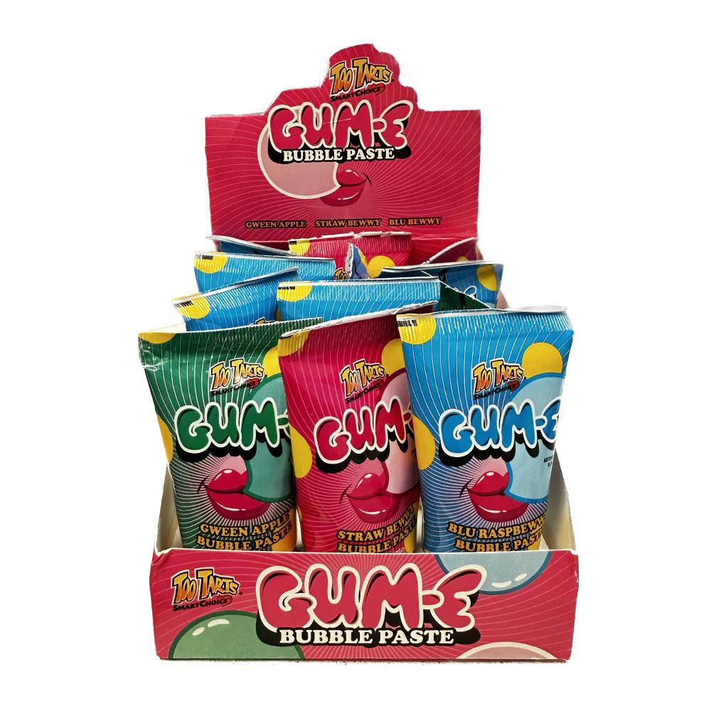 Too Tarts - Gum-E Bubble Paste 1.3oz X 12 units // Exp 31 Dec 2025