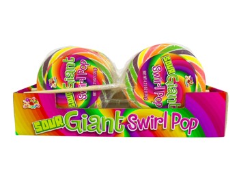 Albert's Giant Swirl Sour Pop 4.25oz X 12 Units