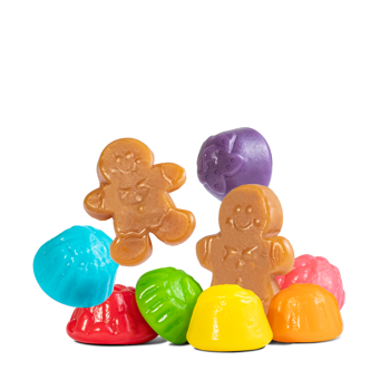 Xmas - Albanese Jolly Gingerbread Gummies 5lb X 1 Unit
