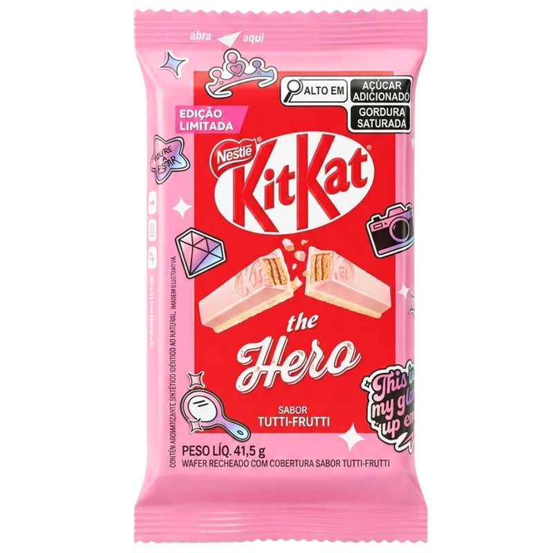 Brazil - Kit Kat The Hero (Tutti Frutti) 41.5g X 24 Units