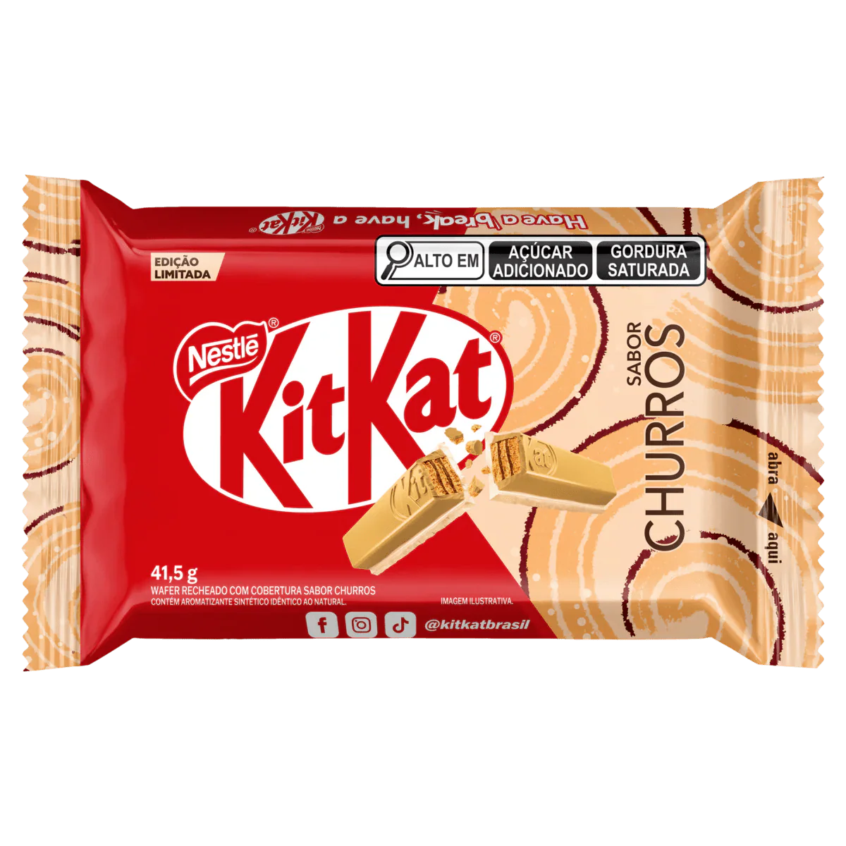 Brazil - Kit Kat Churros 41.5g X 24 Units