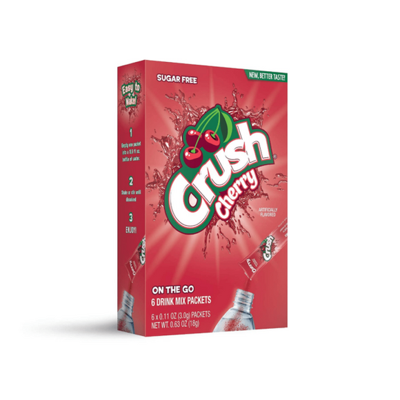 Singles to Go - Crush - Cherry (6 Pack) X 12 Units