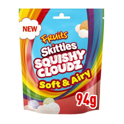 UK Skittles Squishy Cloudz Fruit 94g X 18 Units