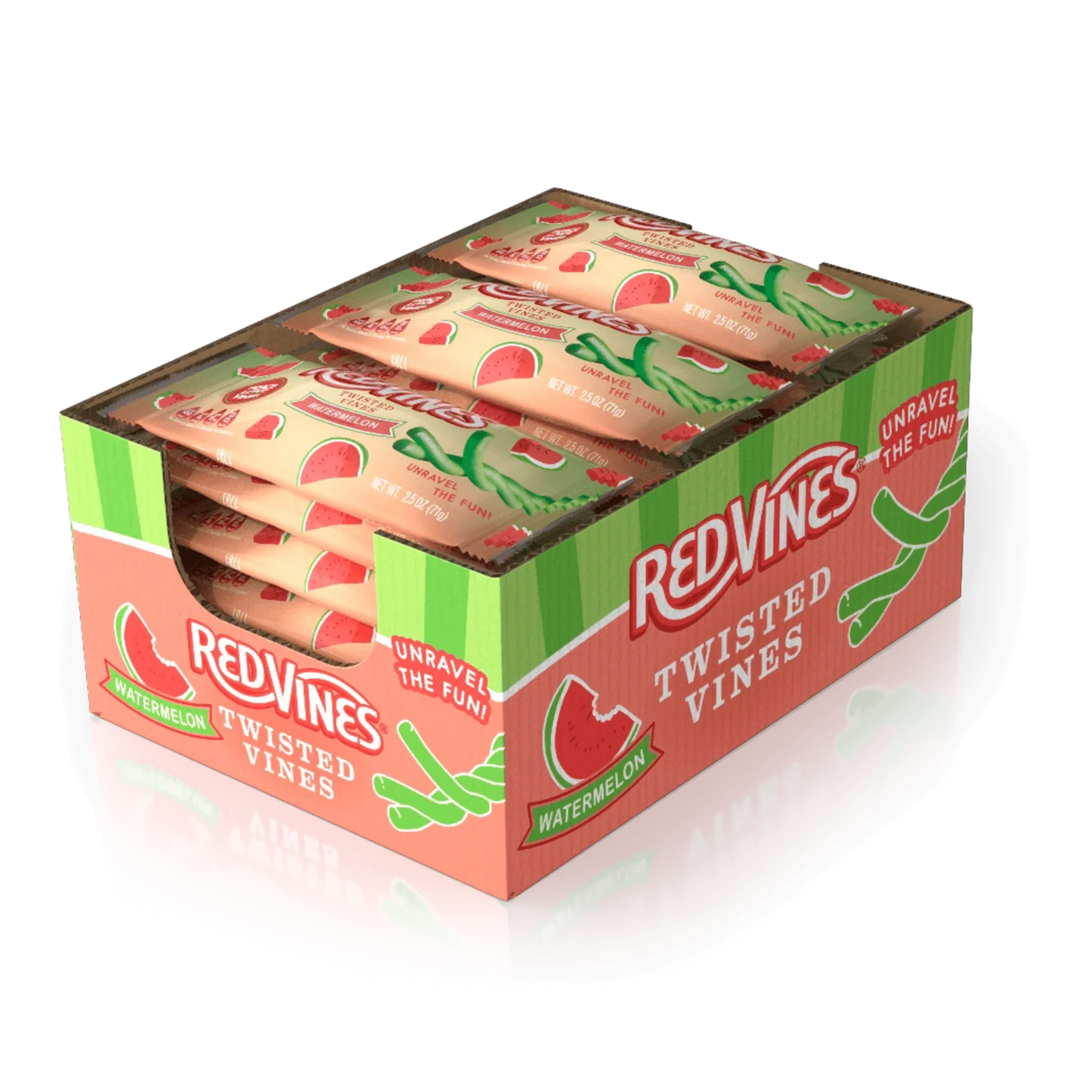 Red Vines Twisted Watermelon 2.5oz X 18 Units