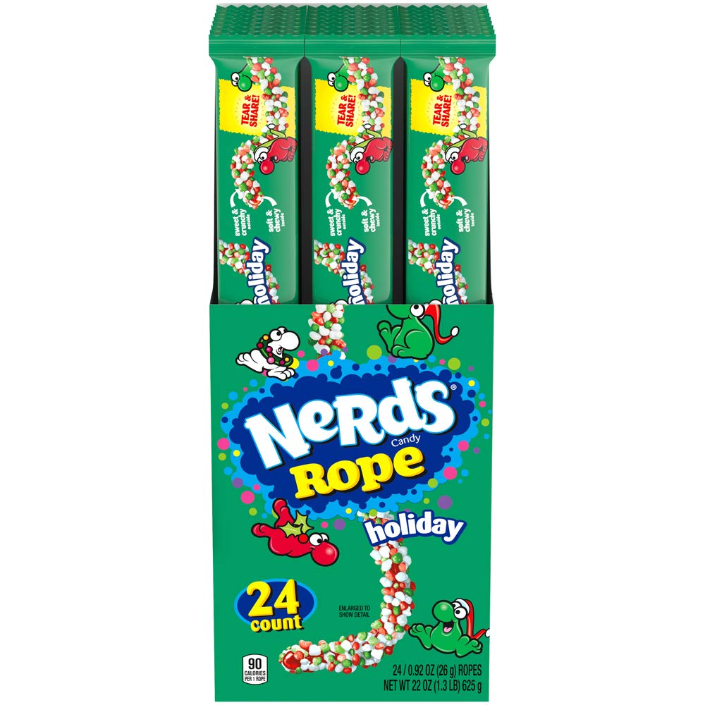 Xmas - Nerds Holiday Ropes .92oz X 24 Units