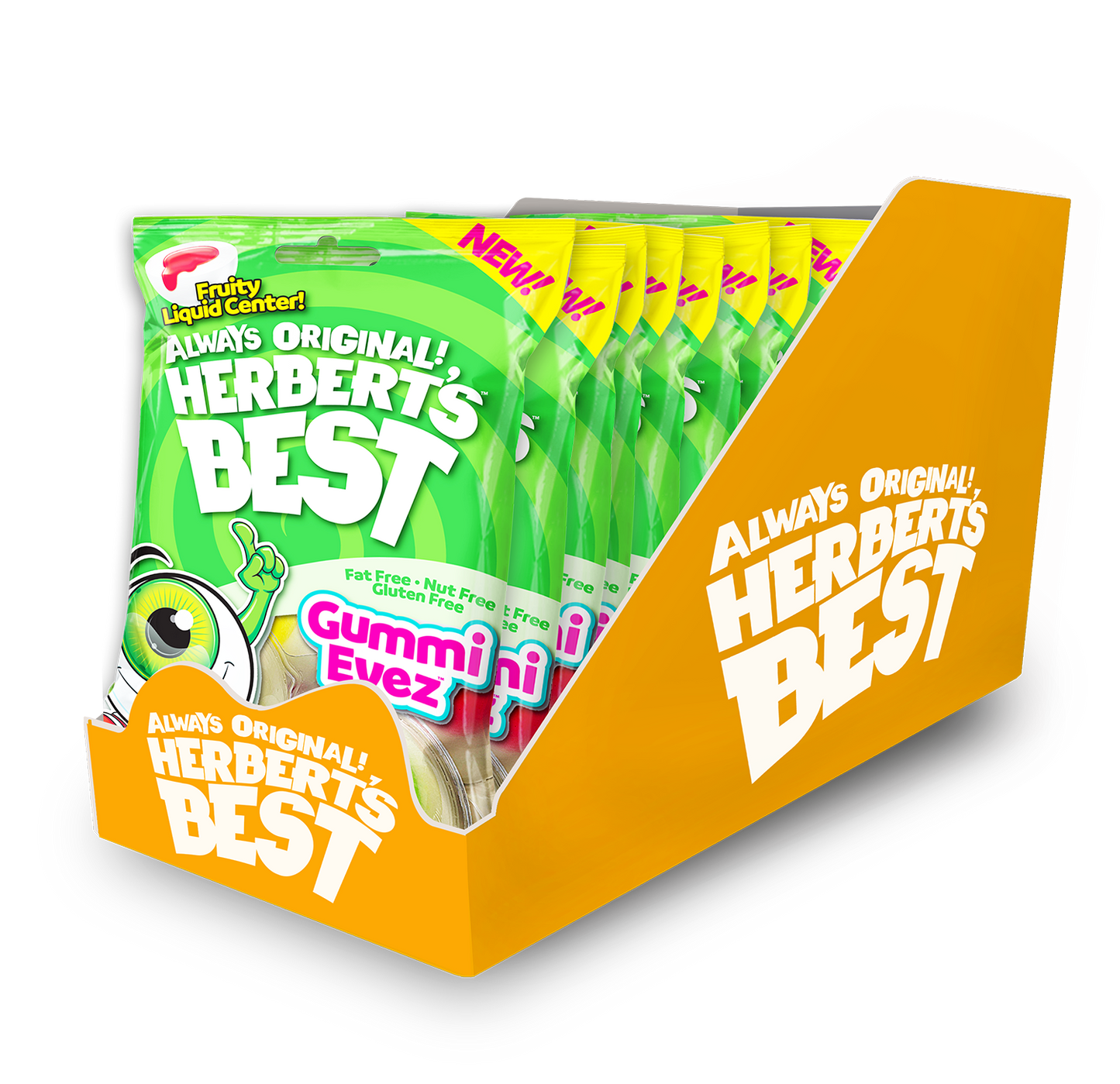 Herbert's Best Gummi Eyez Liquid Center 2.6oz X 12 Units