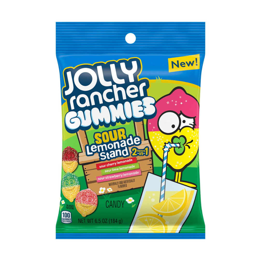 Jolly Rancher Gummies Sour Lemonade 6.5oz X 12 Units Jolly Rancher Gummies Sour Lemonade 6.5oz X 12 Units