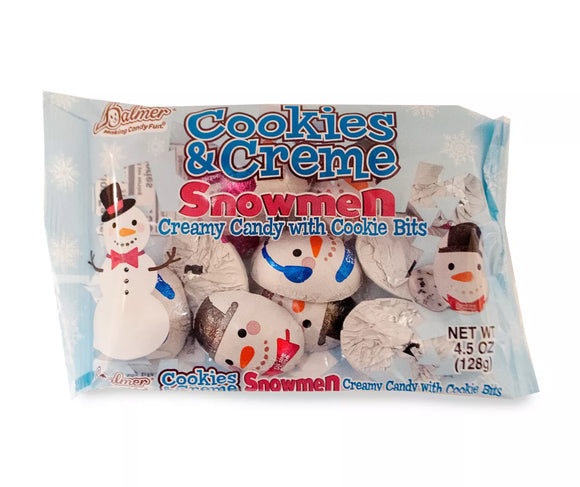 Palmer Cookies & Cream Snowmen Candy 4.5oz X 24 Units
