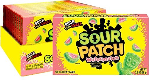 Sour Patch Watermelon Soft & Chewy Candy - 3.5 oz. Theater Box