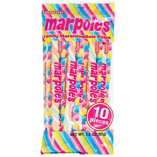Albert's Marpoles Marshmallow Candy 10 Pcs X 12 Units