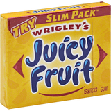 WRIGLEY SLIM PAK JUICY FRUIT GUM