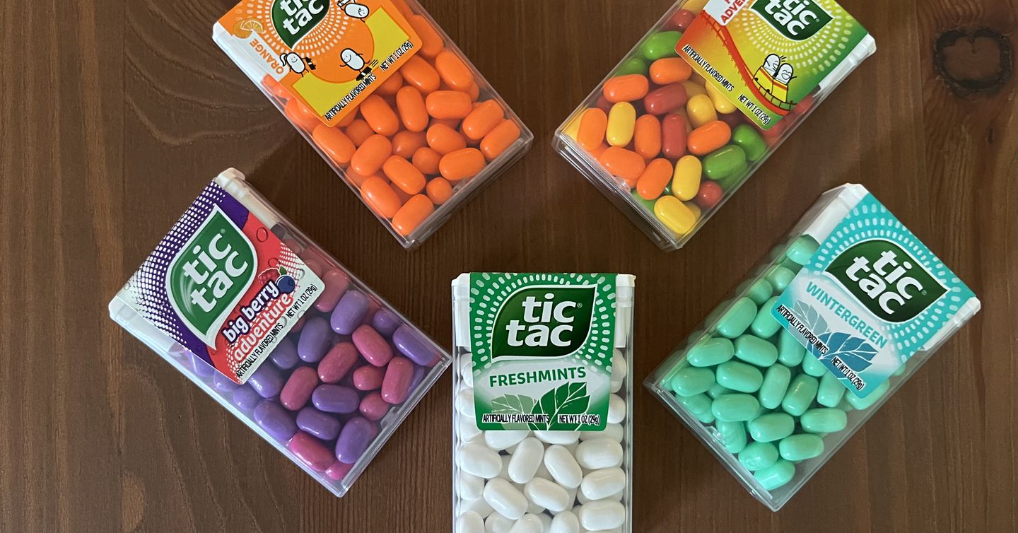 Tics Sweets The Most Popular Tic Tac Candy Flavor in Canada