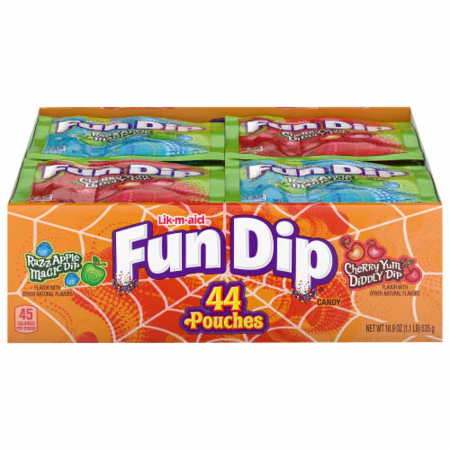 Halloween - Lik-M-Aid Fun Dip 44ct x 1 Unit