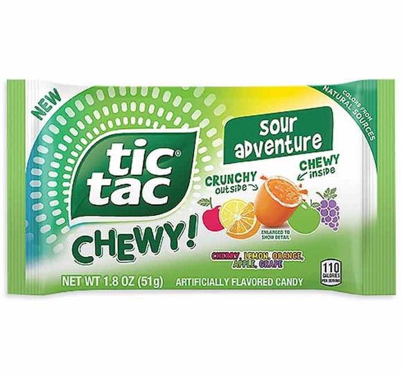 Tic Tac Chewy Sour Adventure 1.8oz X 24 Units