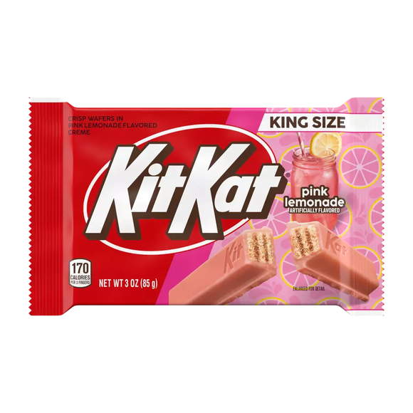 Kit Kat Pink Lemonade King Size 3oz X 24 Units