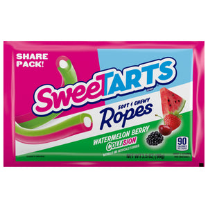 Sweetarts Rope Watermelon Berry Collision Sharepack 3.5oz X 12 Units