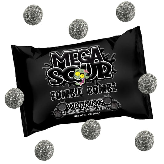 UK Barnetts Mega Sour Zombie Bomz 104g X 12 Units