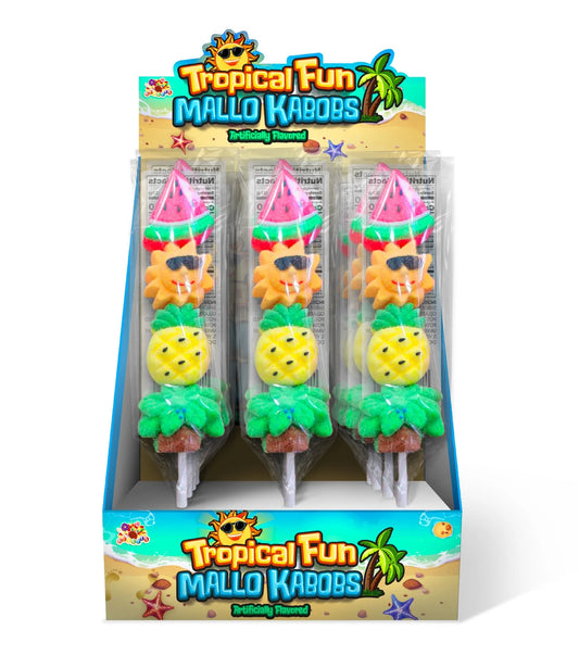 Alberts Tropical Fun Mallo Kabob 1.6oz X 12 Units