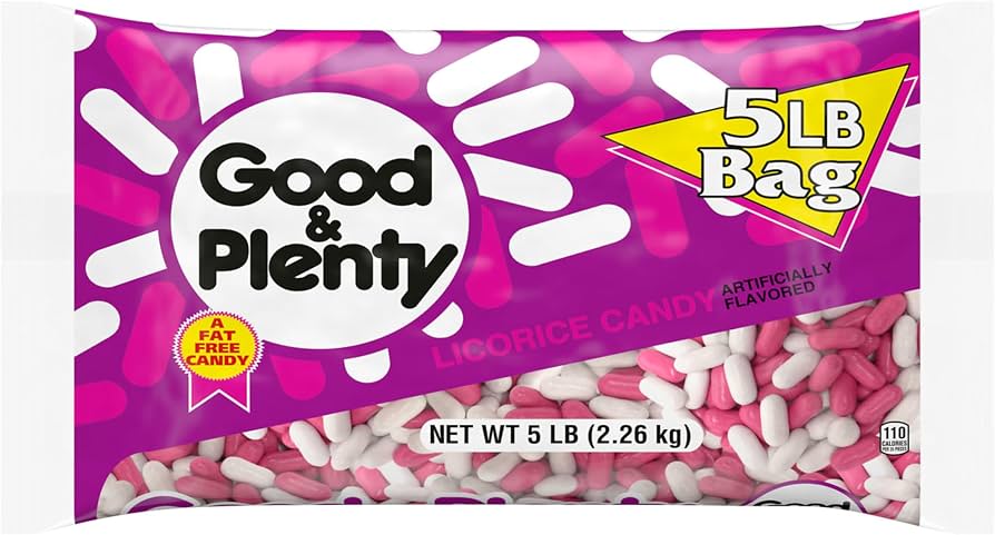 Good & Plenty Bulk Bag 5lb X 1 Unit