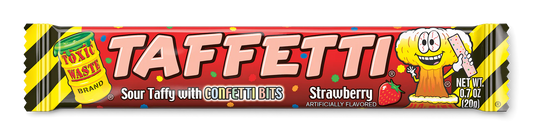 Toxic Waste Taffetti Strawberry .7oz X 24 Units